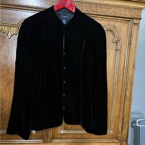 Ann Taylor Black Velvet Jacket